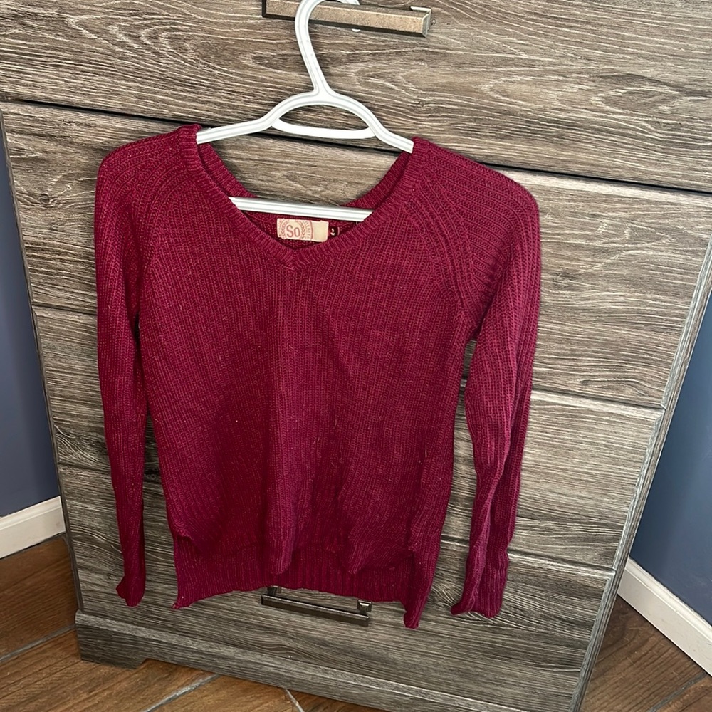 Red sweater